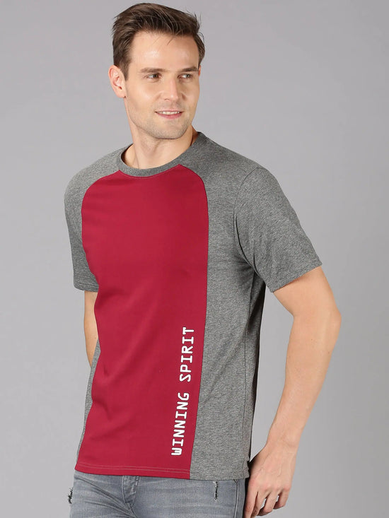 UrGear Men's Color Block T-shirt-UrM005551pS