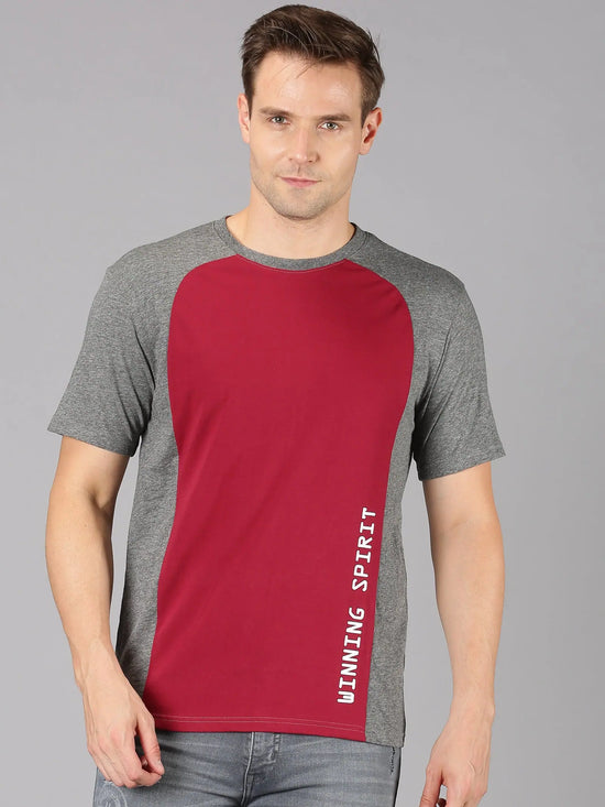 UrGear Men's Color Block T-shirt-UrM005551pS