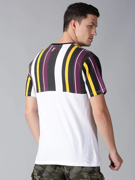 UrGear Men's Stripes T-shirt-UrM006531pS