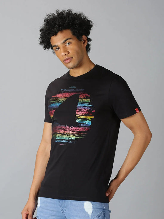 UrGear Men's Printed T-shirt-UrM007281pS