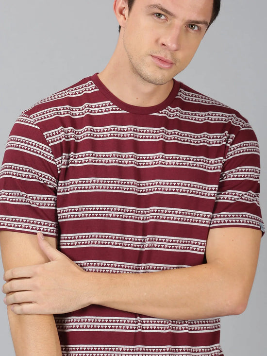 UrGear Men's Stripes T-shirt-UrM006921pS