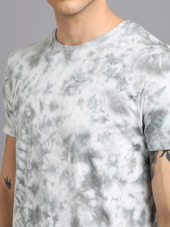 UrGear Men's Tie & Dye T-shirt-UrMenTeeHSGreyTieDye1pS