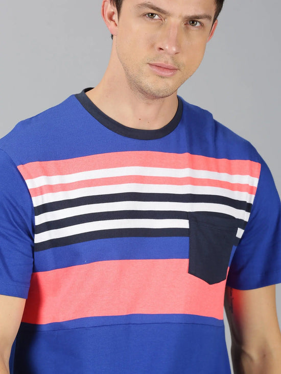 UrGear Men's Color Block T-shirt-UrM007641pS