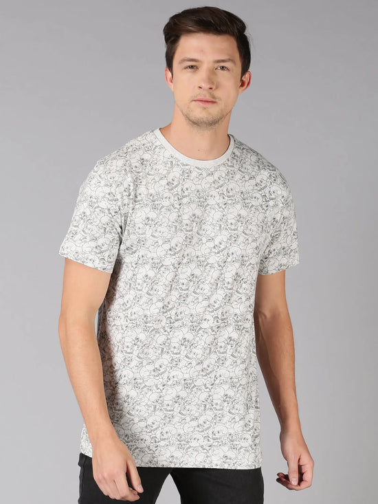 UrGear Men's Printed T-shirt-UrM004801pS