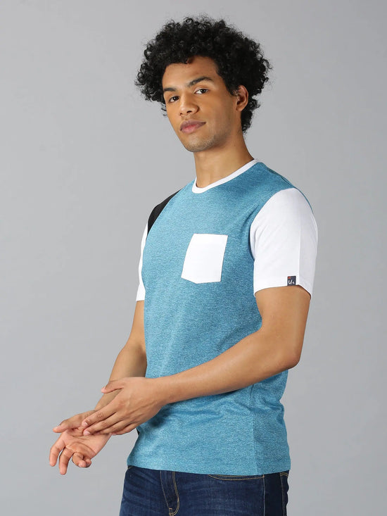 UrGear Men's Color Block T-shirt-UrM007621pS