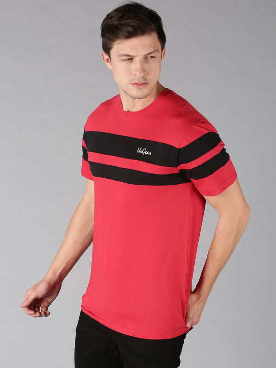 UrGear Men's Stripes T-shirt-UrM005601pS