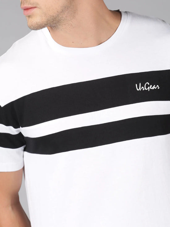 UrGear Men's Stripes T-shirt-UrM005581pS