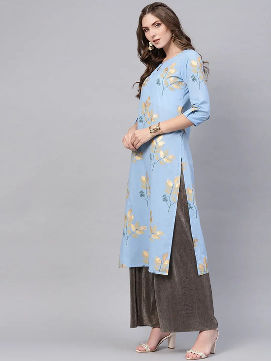 Ahika Women Function Wear Cotton Fabric Printed Fancy Kurti 1