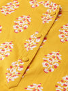 Ahika Women Cotton Fabric Yellow Color Printed Fancy Daily Wear Kurti