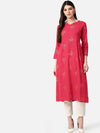 Ahika Women Fancy Occasion Wear Red Printed Kurti