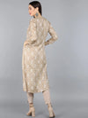 Ahika Women Beige Quirky Solid Kurtas