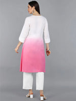 Ahika Women Pink Solid Kurtas