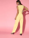 Ahika Women Bright Yellow Solid Jumpsuit