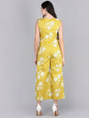 Women Printed Standard Yellow Jumpsuits & Sets