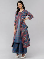 Ahika Women Floral Printed Kurta Palazzos 1