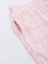 Women Pink XOXO Print Straight Pants