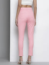 Women Pink Stretchable Twill Skinny Jeans