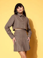 Women Solid Brown Jumpsuits & Sets