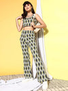 Women Solid Green Jumpsuits & Sets