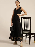 Women Printed Black Jumpsuits & Sets