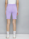 Women Lavender Rib ACTIVE Shorts