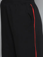 Women Black Terry ACTIVE Tank Top With Track Pants