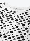 Women Black Polka Dot Regular T-Shirt