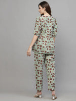 Women's Floral Printed Cotton Co-Ords set