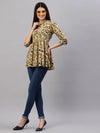 Women's Floral Printed Cotton Top-TAPRI-S