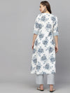 Women's Printed Rayon A-Line Kurta-SOFIA-S