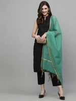 Women's Self Design Chanderi Dupatta Ress