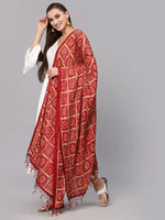 Women's Quality Bandhani Print Silk Blend Dupatta