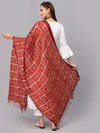 Women's Quality Bandhani Print Silk Blend Dupatta