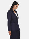 PowerSutra Poly Cotton Blazer - Blue