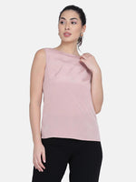 French Crepe Top - Blush Pink