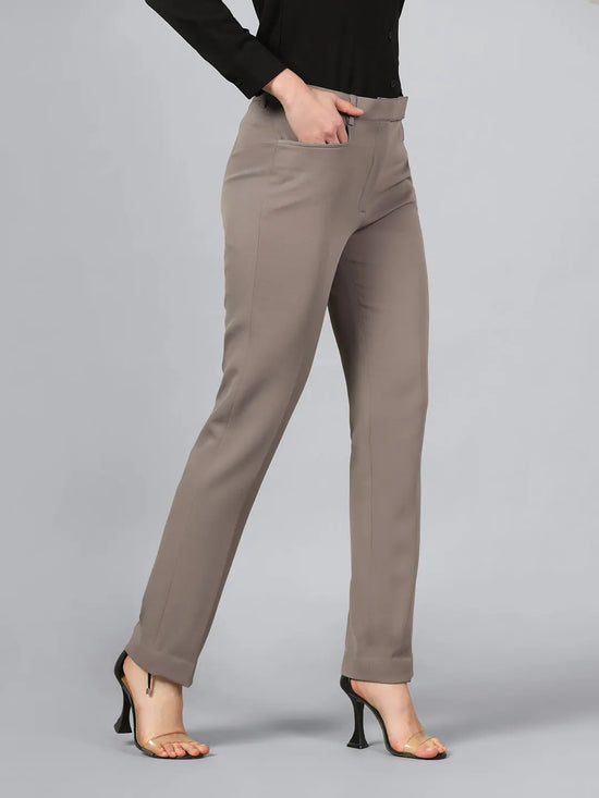 Stretch Pants-Grey