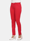 Slim Fit Trousers for Women - Red