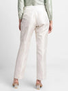 Dupioni Trouser - Creamy White