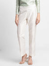 Dupioni Trouser - Creamy White