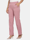 Poly Crepe Pink Trousers- Women’s Office Wear