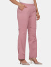 Poly Crepe Pink Trousers- Women’s Office Wear