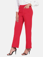 Wide Bottom Pants - Red