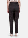 Poly Cotton Trouser - Chocolate Brown