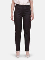 Poly Cotton Trouser - Chocolate Brown