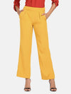 Pleated Wide Bottom Pants