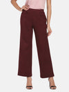 Wide Bottom Stretch Pants