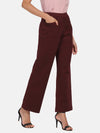 Wide Bottom Stretch Pants