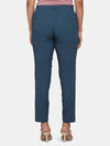 Toko Twill Formal Trousers for Women- Teal Blue