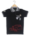 Piejam Kids Cotton Half Sleeve Polo Neck T-Shirt-2008 A-5 to 6 yrs