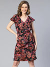 Stylish Palate Floral Print Women Dress